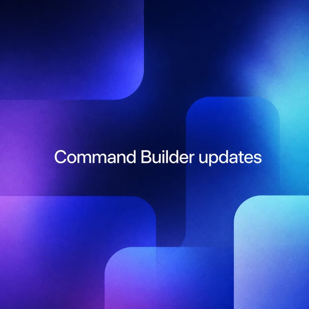 Command Builder UI Improvements — Verba news artwork