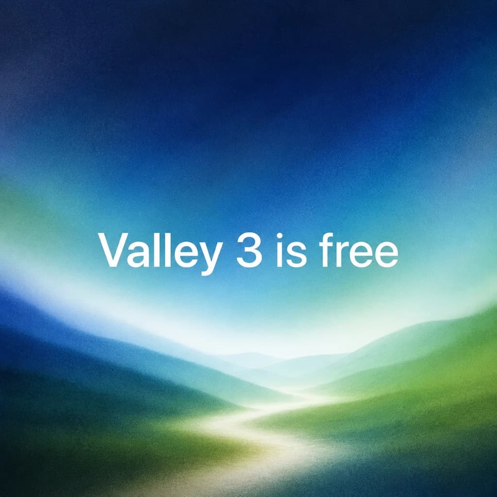 Valley 3 Replaces Verba Free as New Free Model — Verba news artwork